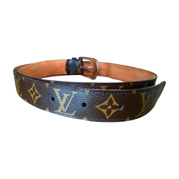 Authentic Louis Vuitton Monogram Leather Belt – Size 90/36 - Picture 2 of 6